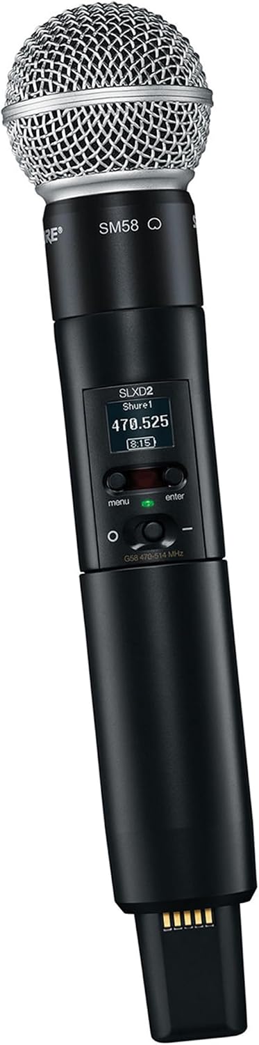 Shure SLXD24D/SM58 Dual Wireless Vocal System - H55 Band