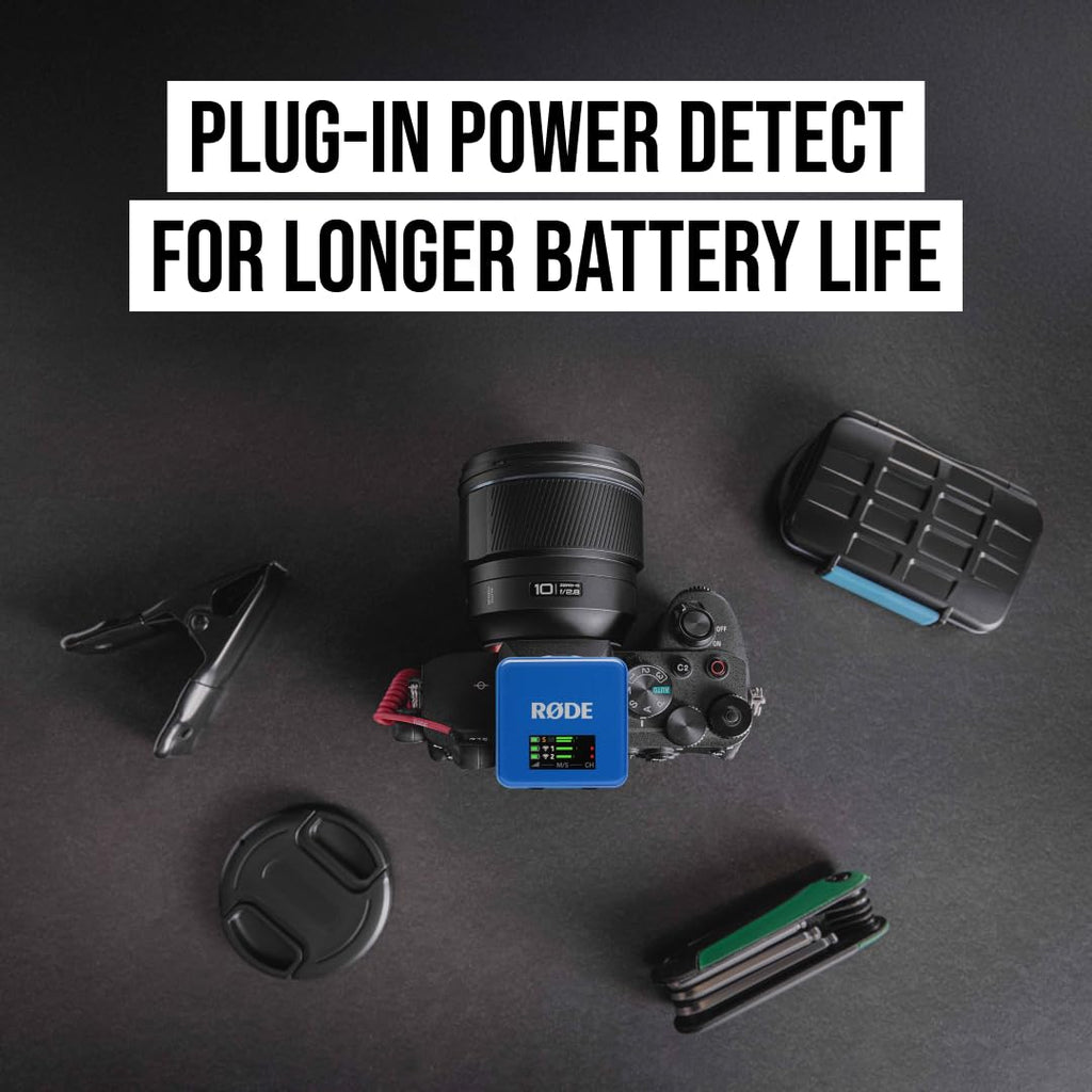 RÃDE Wireless GO (Gen 3) (2 TX + 1 RX + Charging Case), 32-Bit Float