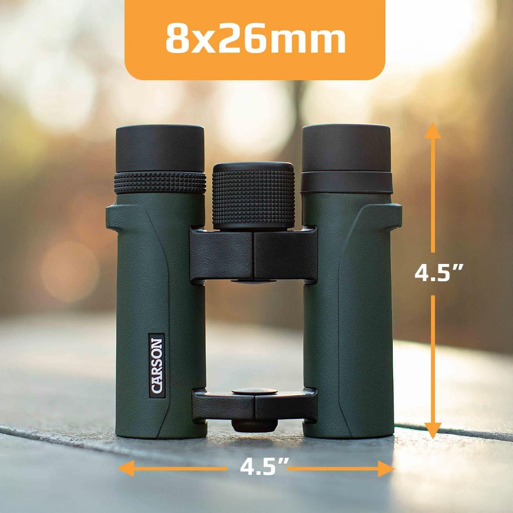 RD Series 8x26mm, Open Bridge Compact Binoculars