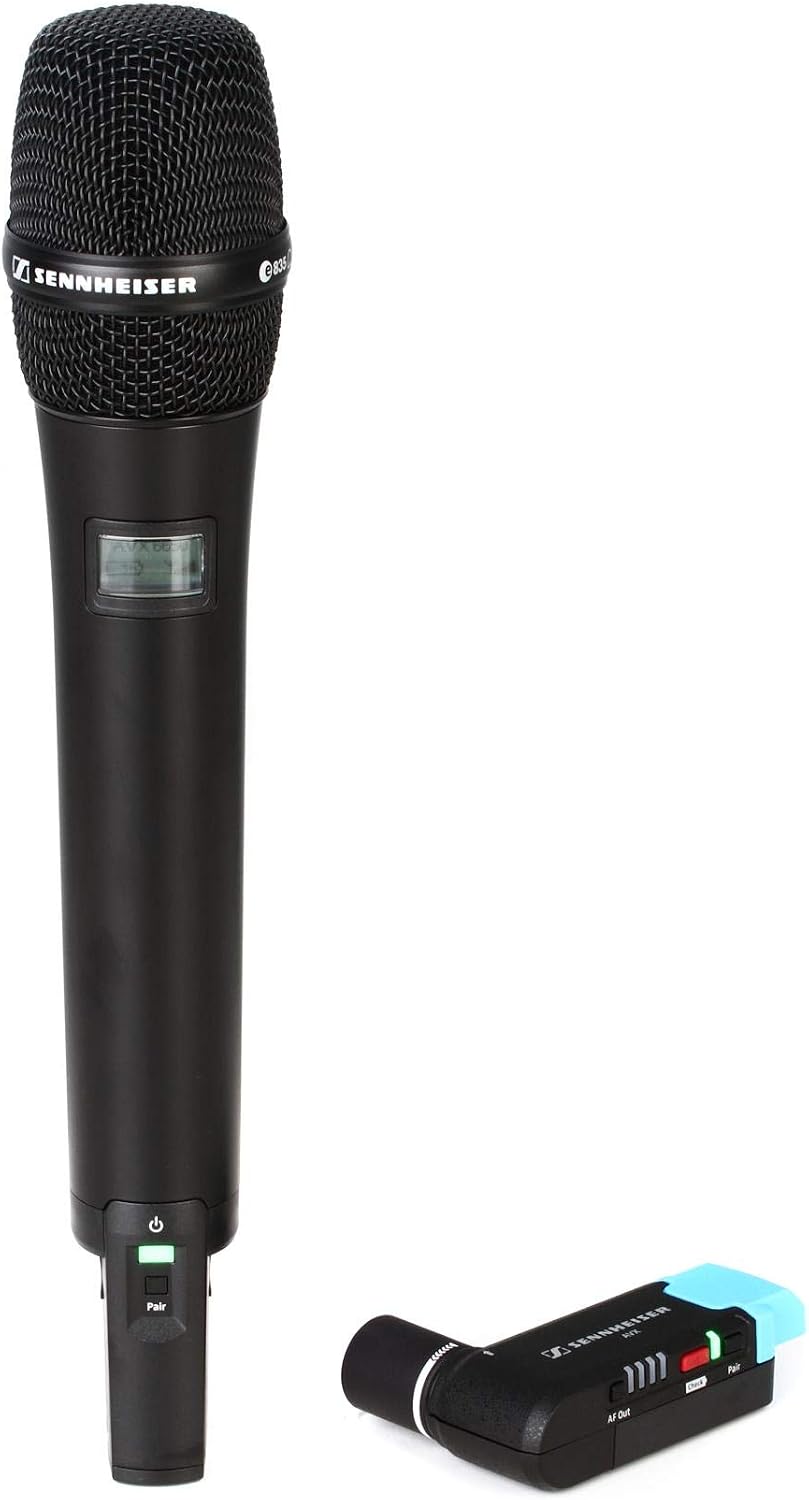 Sennheiser AVX Digital Wireless Microphone System - 835 Handheld Set,Black