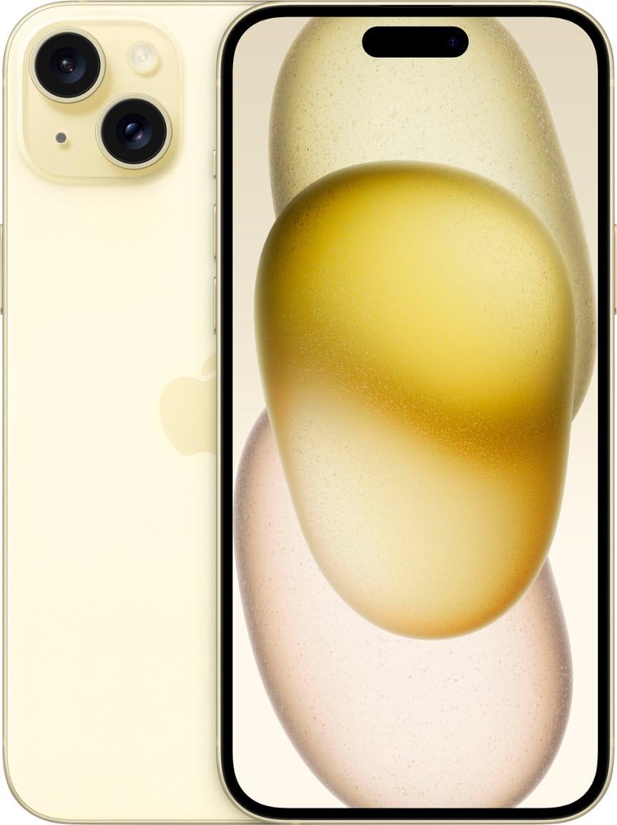 Apple iPhone 15 Plus, 128GB, Black - Locked to Verizon (Renewed)