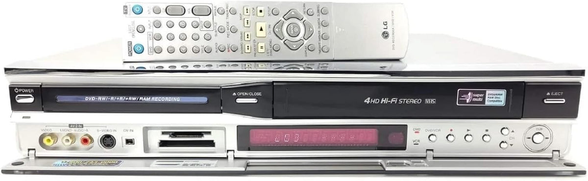 LG VHS to DVD Recorder VCR Combo w/ Remote, HDMI (Renewed)