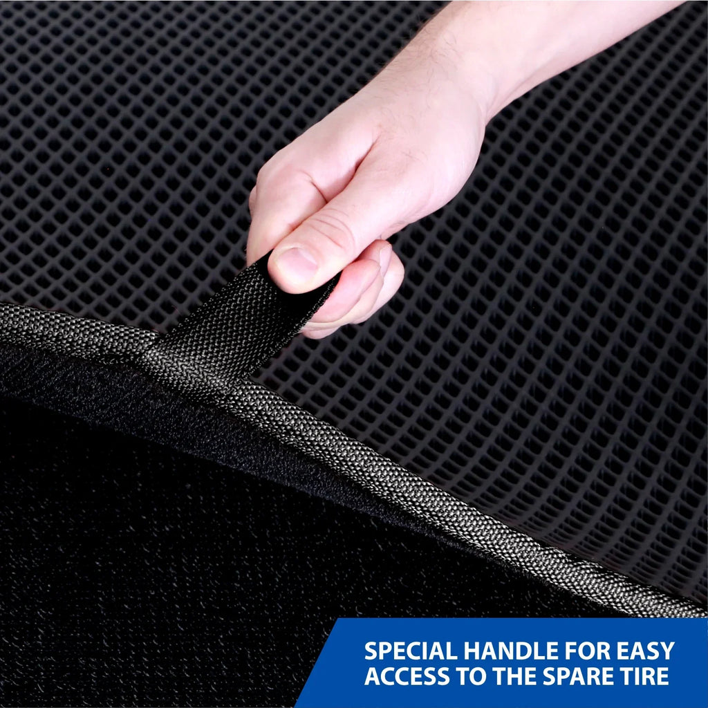 Goodyear Custom Fit Cargo Mat Liner Toyota Camry 2015-2017 - Heavy Duty Trunk Liner, Dimond Shape, Luggage with Waterproof, Liquid & Dirt Trapping Technology - Anti-Slip Cargo Liner - GY004538