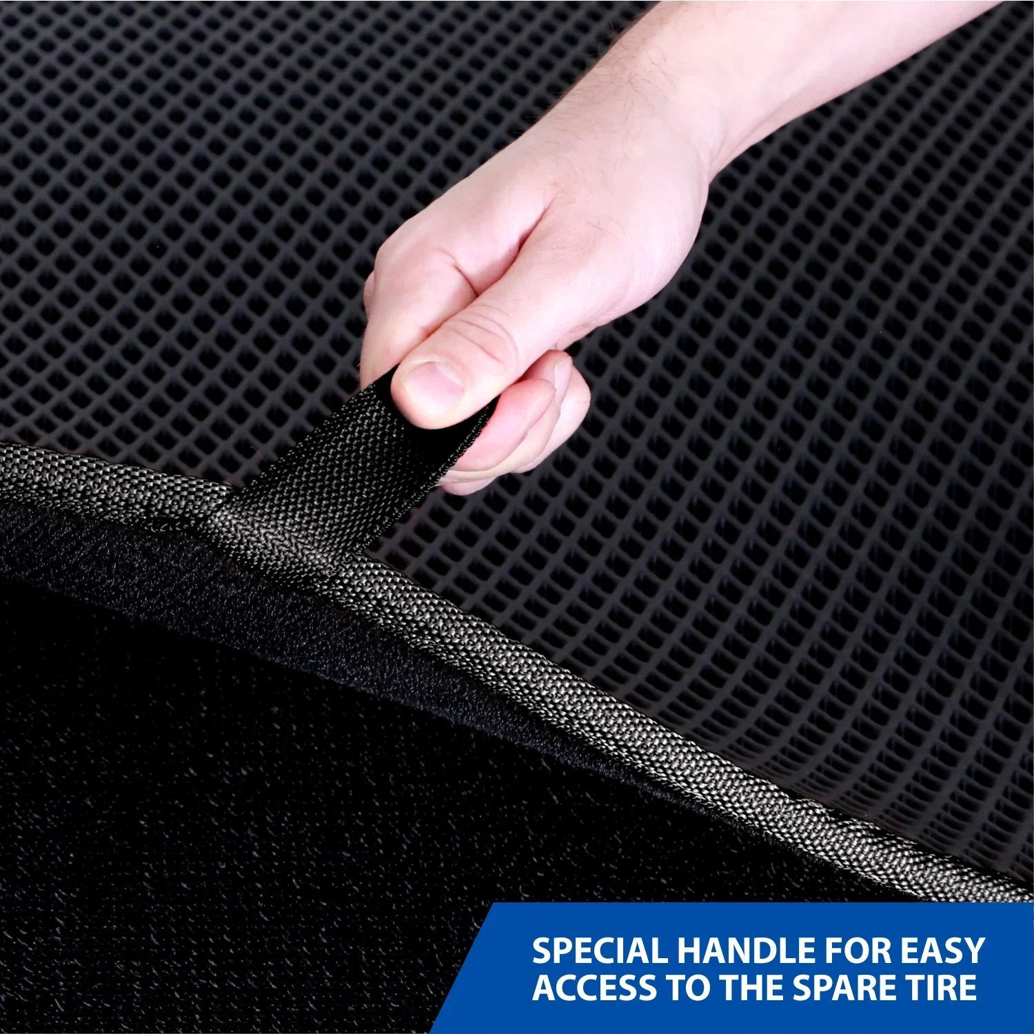 Goodyear Custom Fit Cargo Mat Liner Toyota Camry 2015-2017 - Heavy Duty Trunk Liner, Dimond Shape, Luggage with Waterproof, Liquid & Dirt Trapping Technology - Anti-Slip Cargo Liner - GY004538