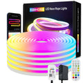 CheDux Flexible 9.8ft IP67 Waterproof Dimmable Lights LED Neon Light Strip With Remote Control Works With Alexa And Google, DIY Function, Music Sync For Wall, Living Room And Outdoor Decoraction