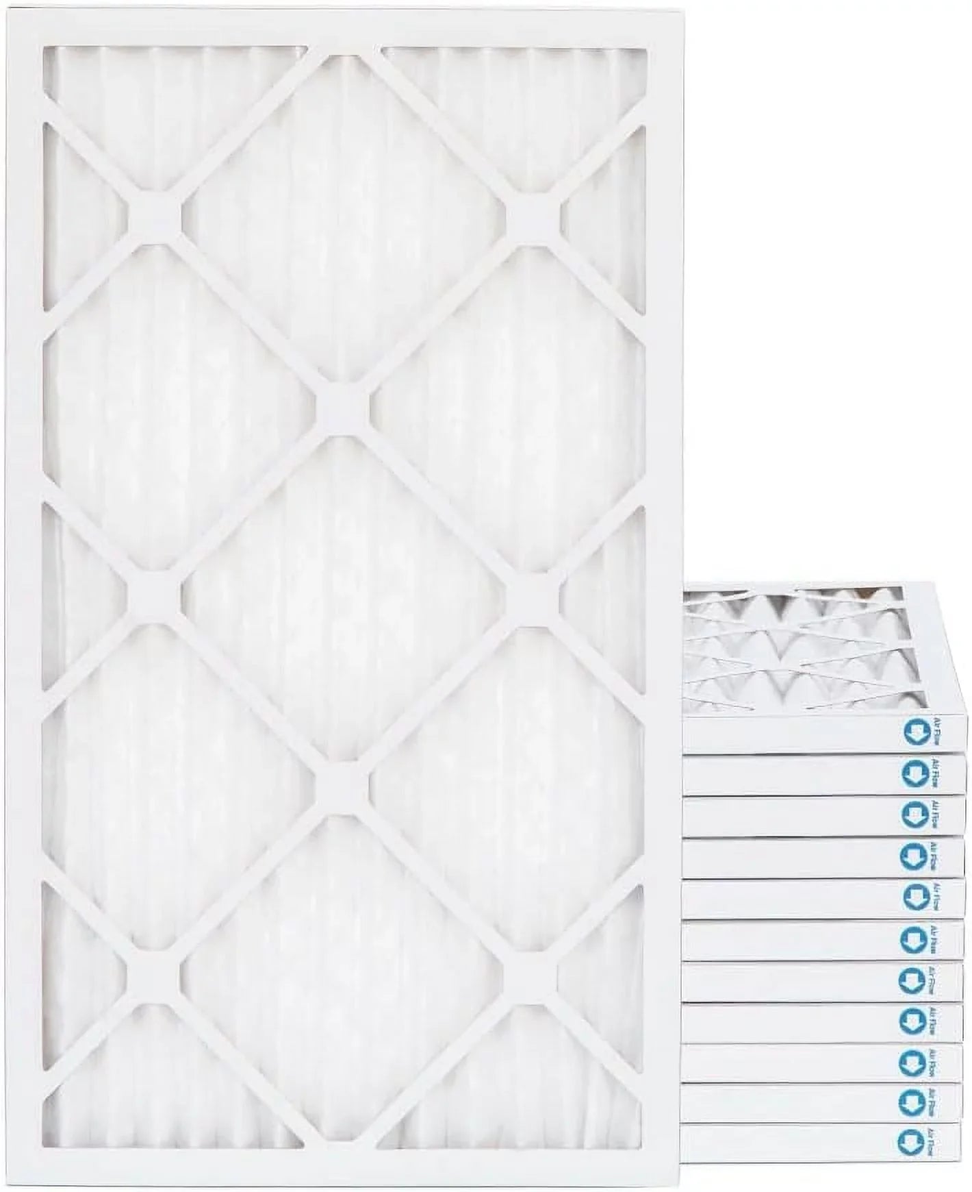 16X24x1 MERV 8 Pleated HV Furne Air Filters. Case Of 12. Ext Size: 15-1/2 X 23-1/2 X 3/4
