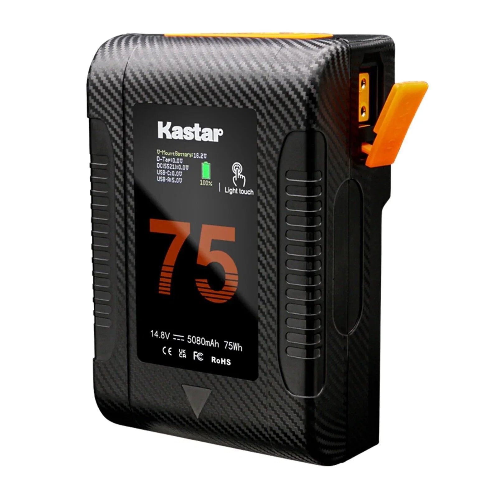 Kastar 1-Pack BP-Z75W Battery and D-Tap Charger with Sony HDW-730 HDW-730S HDW-750 HDW-750CE HDW-750P HDW-790 HDW-790WSP HDW-800 HDW-800P HDW-F900 HDW-F900H HDW-F900R HDW-S280 Camera