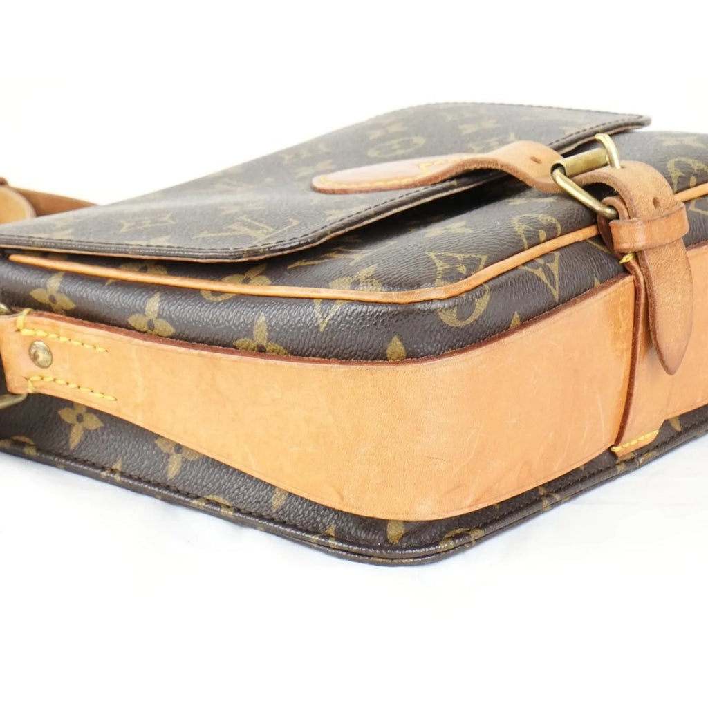 Pre-Owned LOUIS VUITTON Cartesier MM M51253 Shoulder Bag Monogram Canvas Women's (Fair)