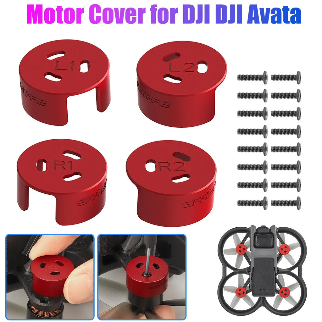 4Pcs Aluminum Motor Protection Protective Accessories DJI Avata Drone Protection