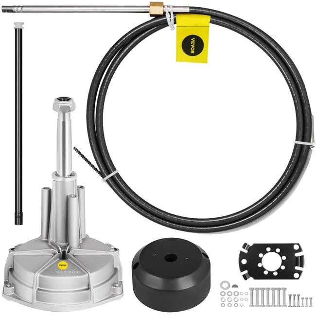 VEVOR Watercraft Steering Cable 14' Outboard Rotary Steering Kit