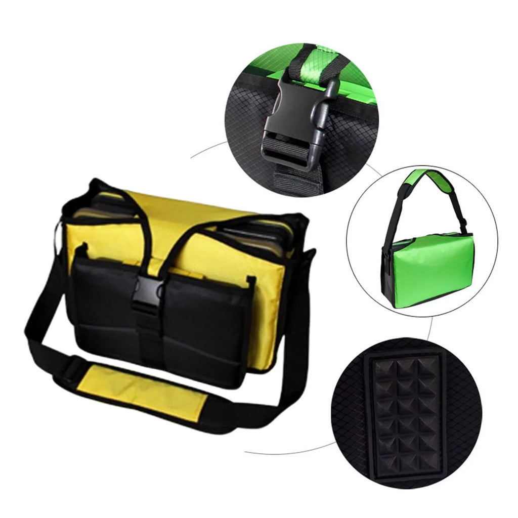Fishing Tackle Bag Shoulder Bag Fishing Bag Gift Men Storage Bag Portable Tackle Box Organizer fishing lures Bag Sea Fishing Yellow