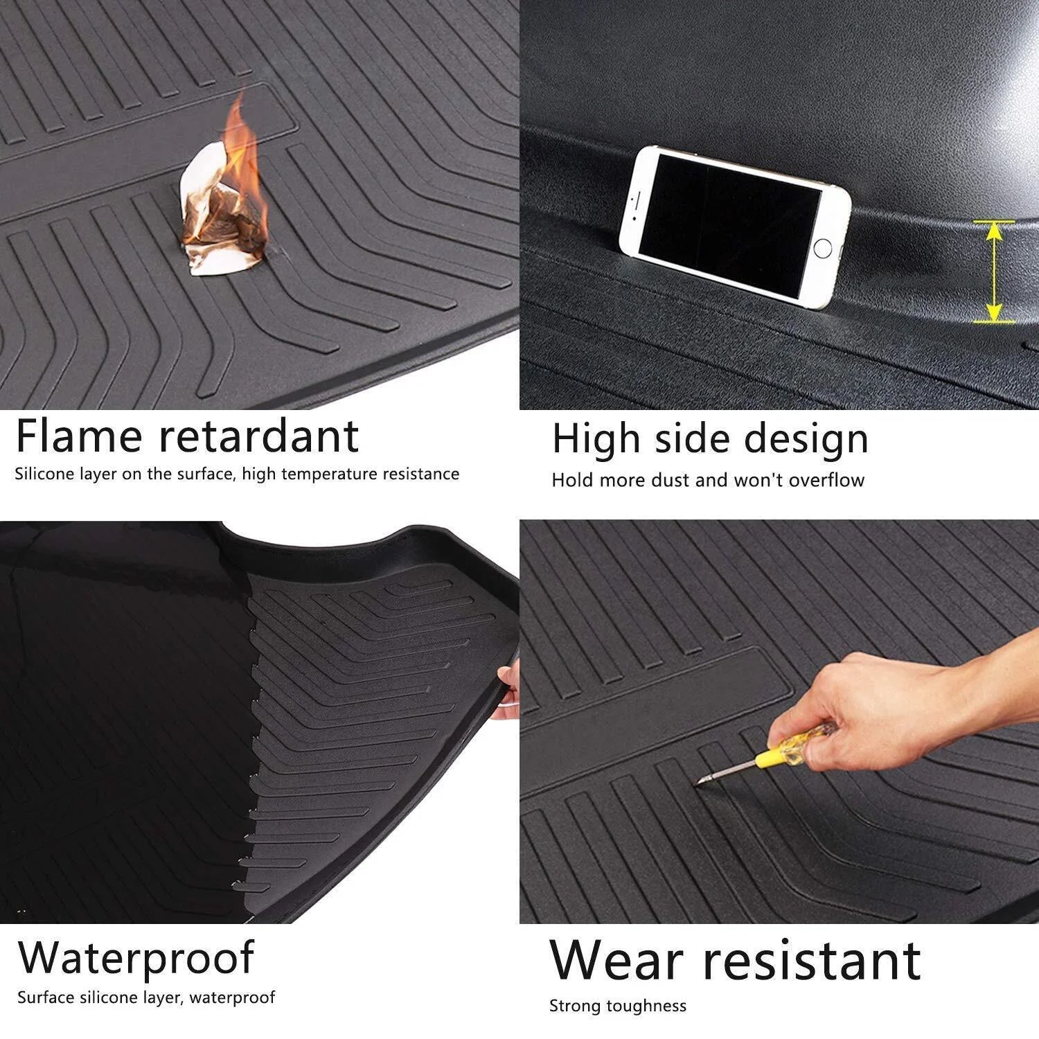 Trunk Liner TPO Cargo Mats 2014-2018 Subaru Forester Reliable Protection