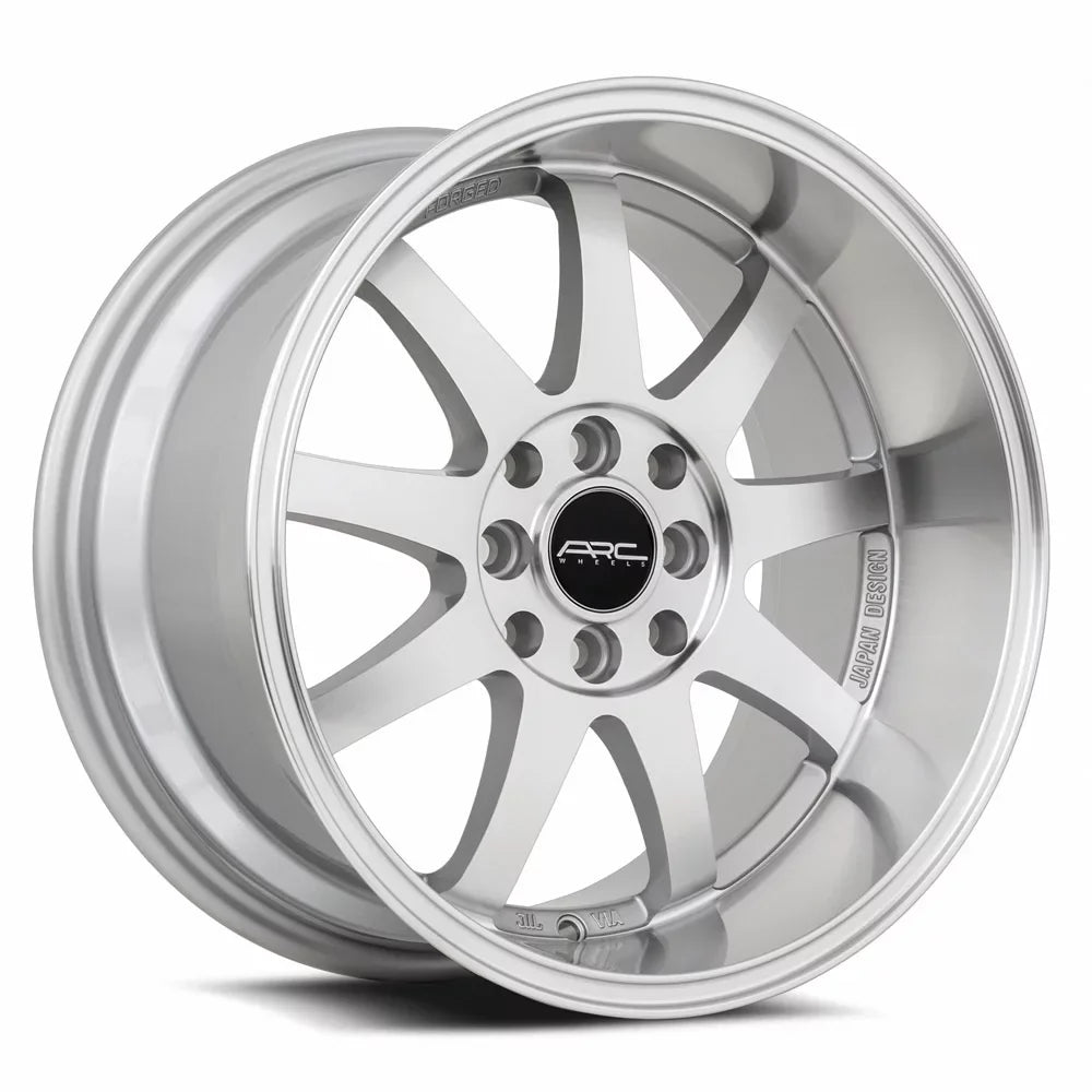ARC AR4 4X100/4X114.3 35ET Silver Machine Face Lip
