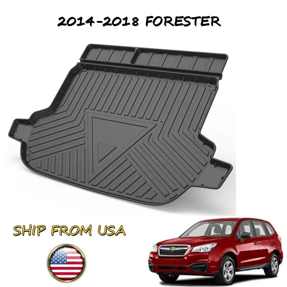 Trunk Liner TPO Cargo Mats 2014-2018 Subaru Forester Reliable Protection