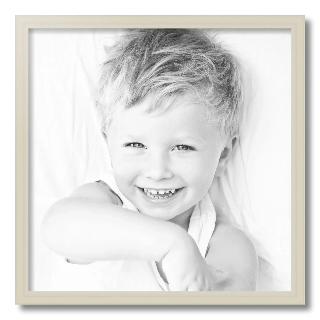 ArtToFrames 20x20 Inch White Picture Frame, This White Wood Poster Frame is Top-notch Your Art or Photos, Comes with 060 Plexi Glass (4100)