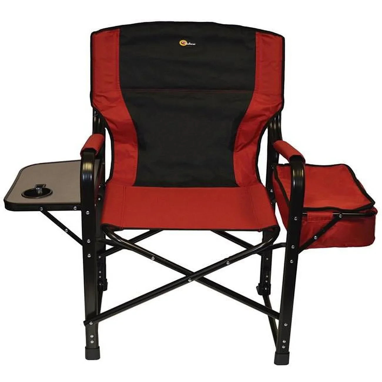 Faulkner 49582 El Capitan Folding Director Chair With Tray And Cooler Bag,