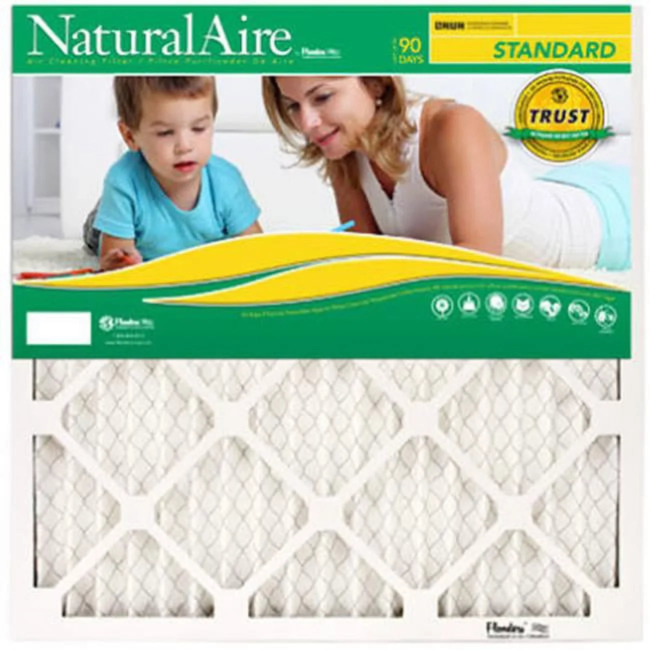 Flanders 84858.011818 18 x 18 x 1 in. NaturalAire Standard Pleated Air Filter - Pack Of 12