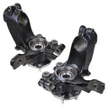 AutoShack Front Steering Knuckles and Wheel Bearing Hub Assembly 5 Lugs with ABS Set of 2 Driver and Passenger Side Replacement 2012 2013 2014 2015 2016 2017 2018 Ford Focus 2.0L FWD