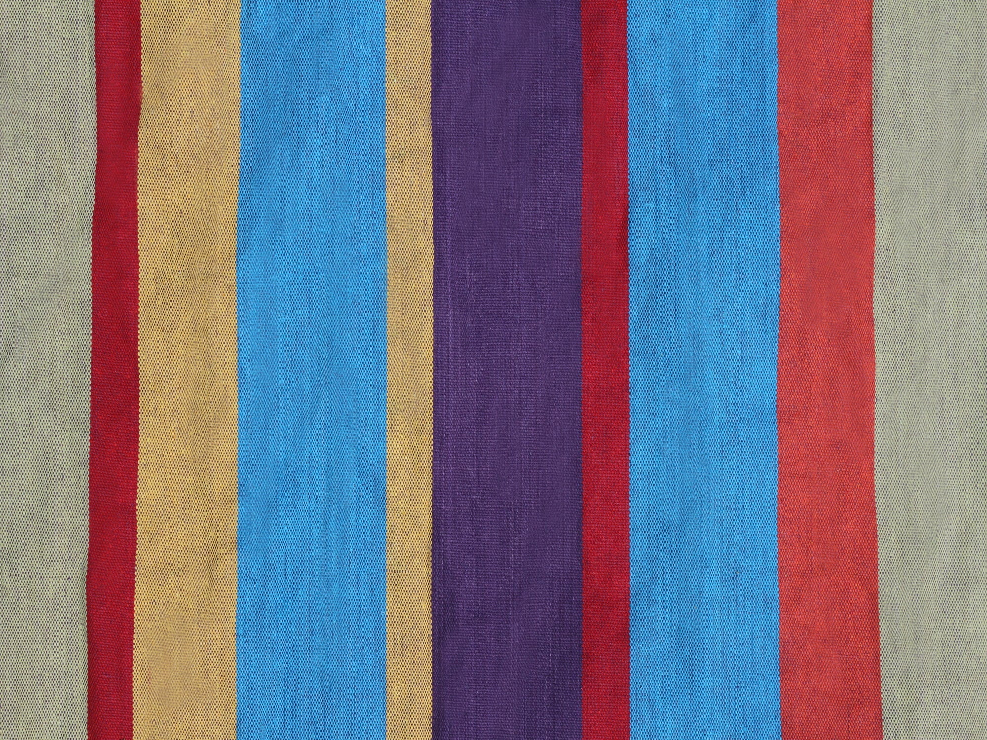 The Hamptons Collection 144” Yellow and Purple Striped Two Person Brazilian Style Hammock