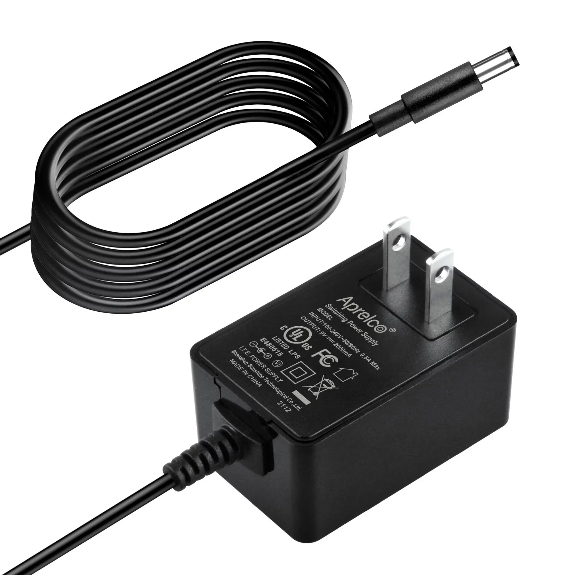 Aprelco UL Listed AC Adapter Charger BH Fitness S1Ei Residential Elliptical Power Cord