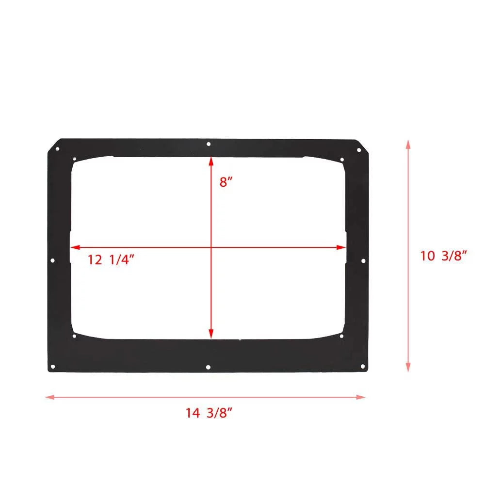 Ranger Craft Blank Locator Console Panel 7202893A | 522D Black HDS-12T