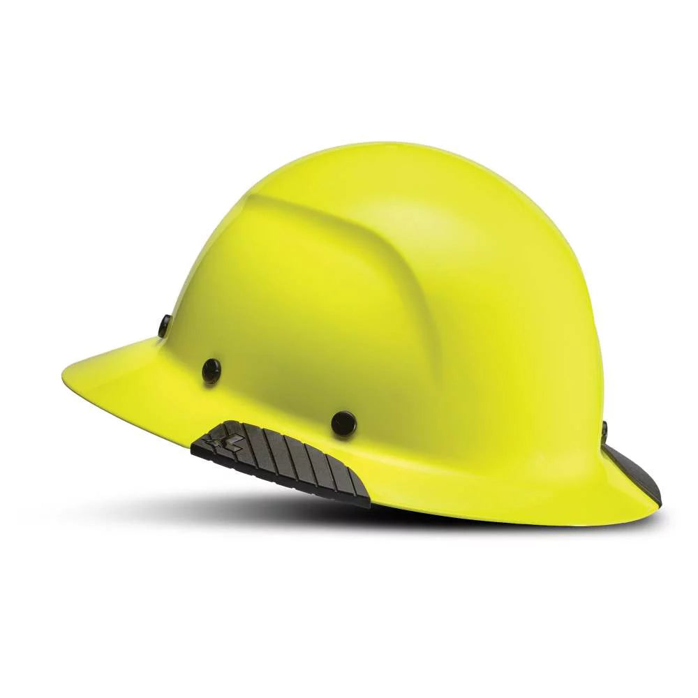 Lift Safety HDF-18HV DAX HiVis Yellow Full Brim Hard Hat with Ratchet Suspension