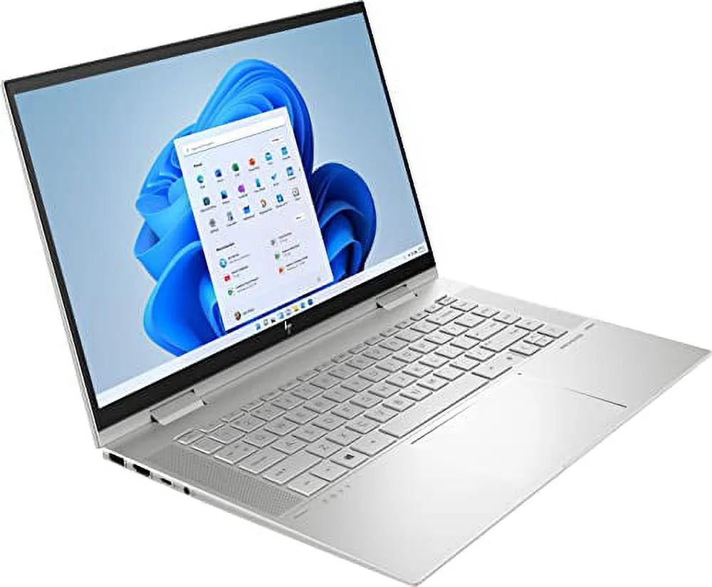 HP 2022 Envy X360 15.6" FHD IPS Touchscreen 2-in-1 Laptop 12th Intel Core i7-1260P 12-Core Iris Xe Graphics 16GB DDR4 1TB SSD Thunderbolt 4 WiFi 6 Backlit KB FP Reader Win 11 Home w/ RATZK 32GB USB