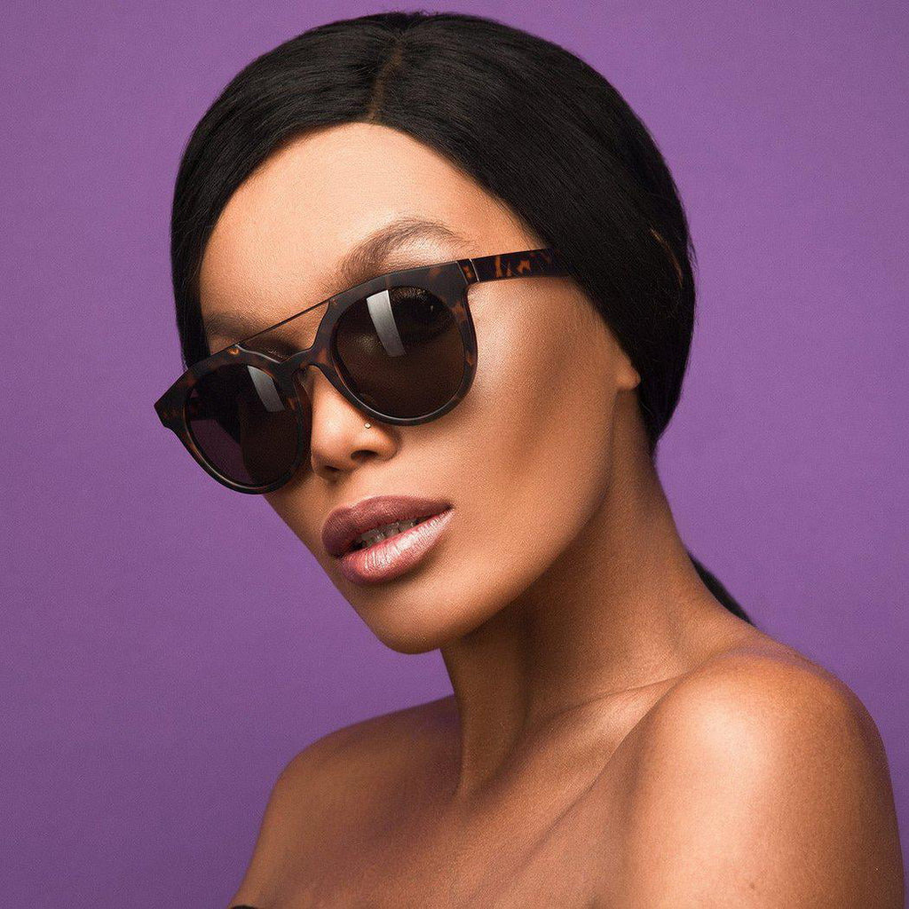 Collins Round Designer Fashion Womens Sunglasses by FREYRS Eyewear