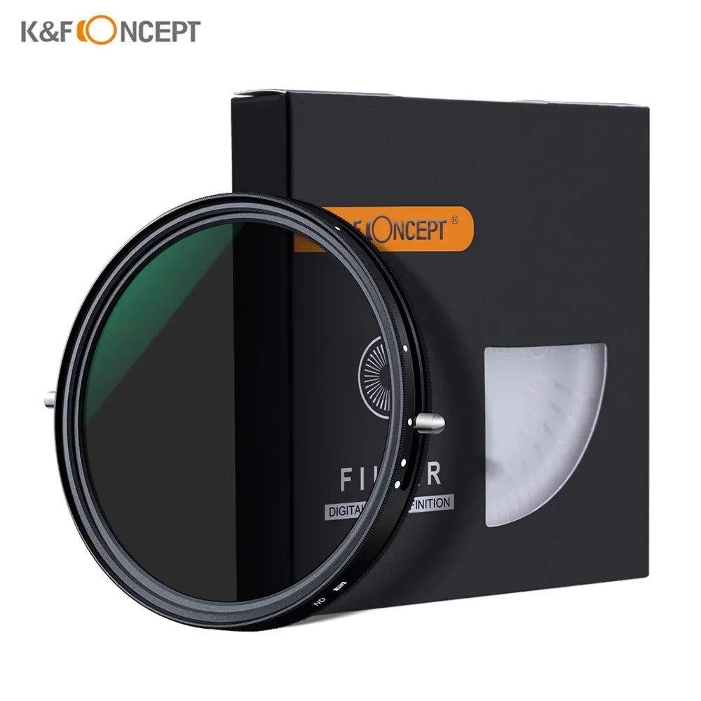 K&F CONCEPT 67mm 2-in-1 Variable Adjustable Filter Neutral Density Fader 5-Stop ND2-ND32 and CPL Circular Polarizing Filter Ultra-thin with Cleaning Cloth Camera Lens