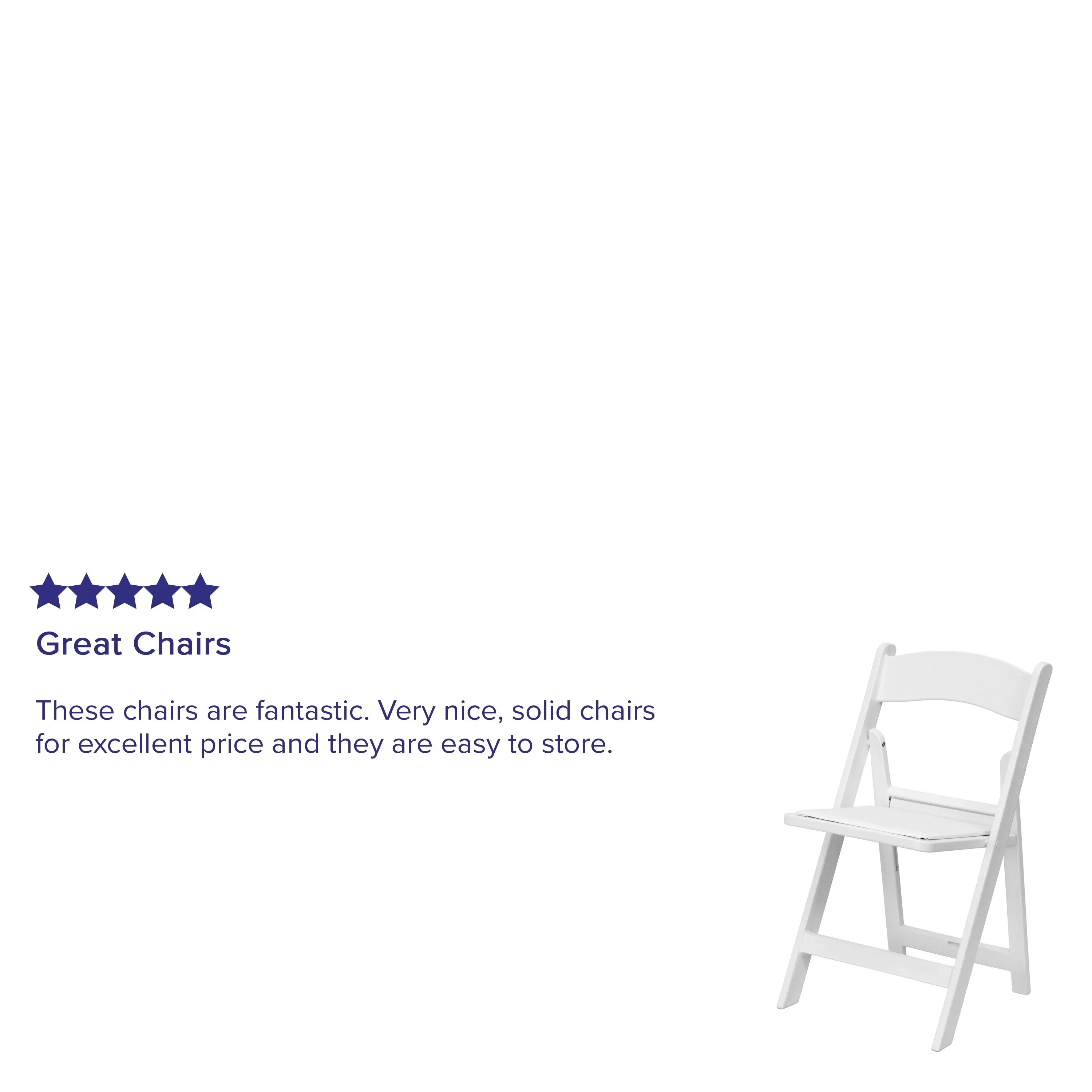 Flash Furniture HERCULES 11 Pack Kids White Resin Folding Chair with White Vinyl Padded Seat