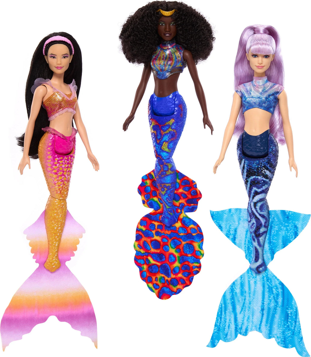 Disney The Little Mermaid Ultimate Ariel Sisters Doll 7-Pack, Set with 7 Fashion Mermaid Dolls