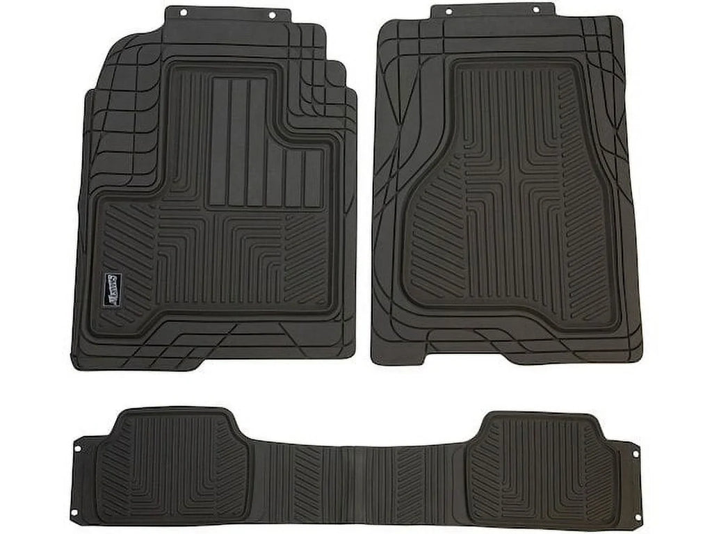 Floor Mat Set 3 Piece - with 2004 - 2012, 2015 - 2018 Chevy Colorado 2005 2006 2007 2008 2009 2010 2011 2016 2017