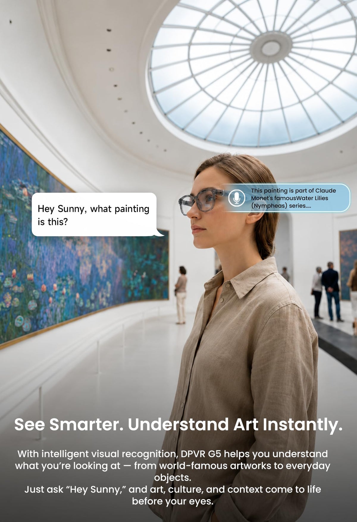 G5 AI Smart Glasses with Camera, 13MP Recording Glasses for Big Heads - XXL