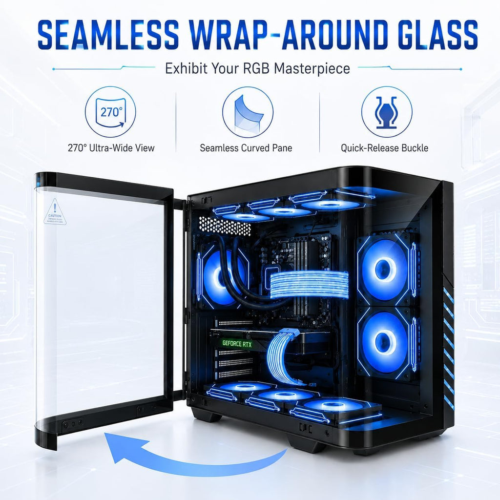 Gaming Desktop PC Computer 12-Core Processor Radeon RX580 GDDR5