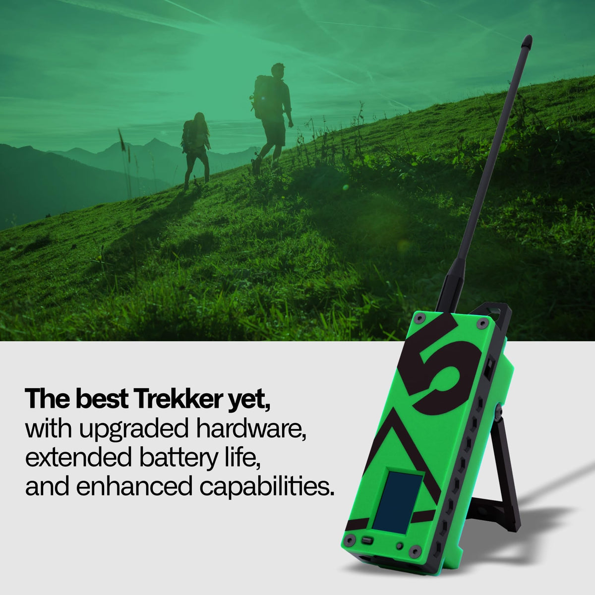 Trekker Delta Off-Grid LoRa GPS Radio, ATAK Meshtastic Communicator