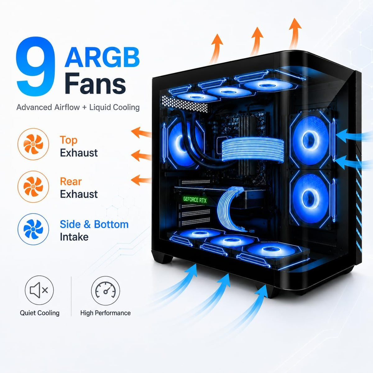 Gaming Desktop PC Computer 12-Core Processor Radeon RX580 GDDR5