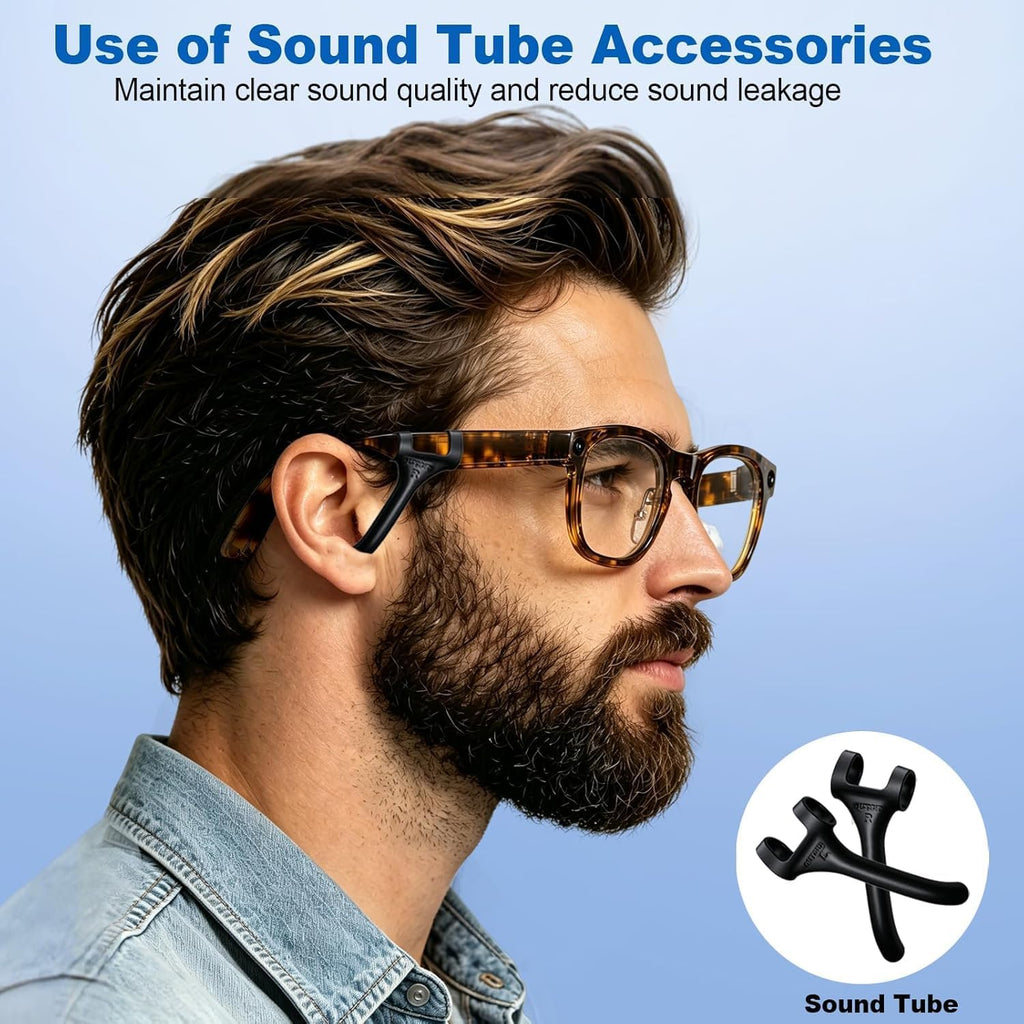AI Smart Glasses with 8MP Camera, HD Photo & Video, Real-Time Translation, AI Assistant & Object Recognition, Photochromic Lenses, Bluetooth 5.4 Calls & Music, IP65 Waterproof, 7-8Hr Battery