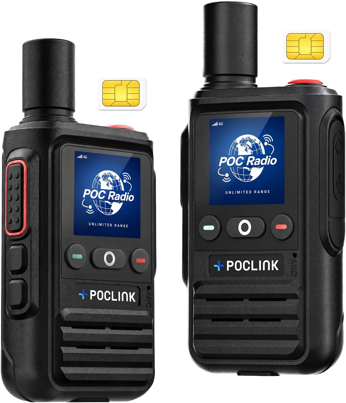 Lifetime Free Radios Walkie Talkies Long Range 4G LTE POC Two Way Radios