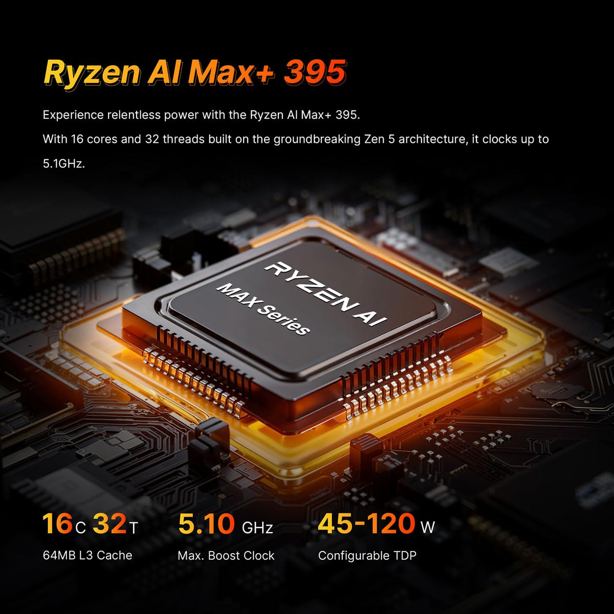 BOSGAME E4 Air Mini PC, AMD Ryzen 5 3500U 8GB DDR4 256GB SATA SSD