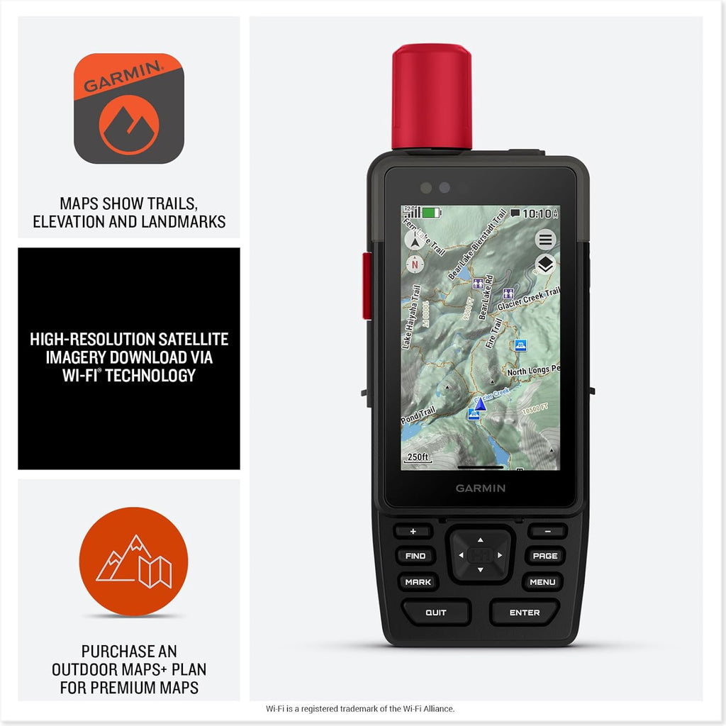 Garmin GPSMAPÂ® H1i Plus, GPS Handheld Navigator, inReachÂ® Plus Technology