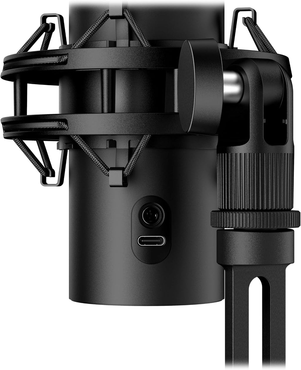 HyperX QuadCast 2 S â USB Microphone, with RGB Lighting, Streaming and Podcasting, with On-Board Controls, LED Lighting, Removable Shock Mount, PC, Mac, USB-C - Black