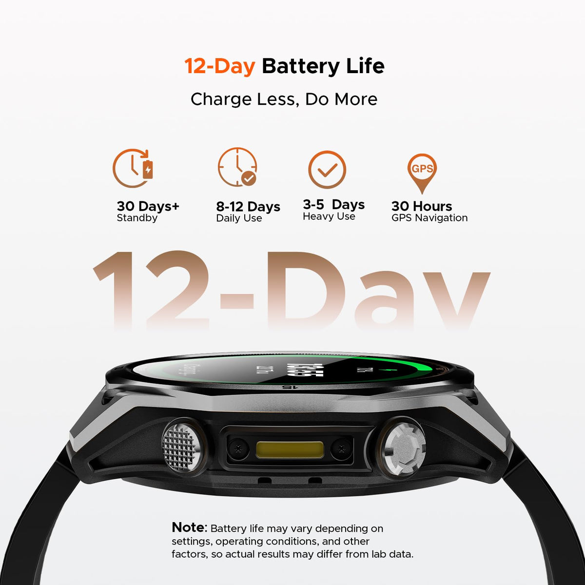 Anywise W1 GPS Smart Watches for Men, 6 Satellite Positioning, 50M Waterproof Fitness Tracker, 1.43'' AI Mens Smart Watch for Android Phone/iphone compatible,Answer/Make Call/12 Days Battery