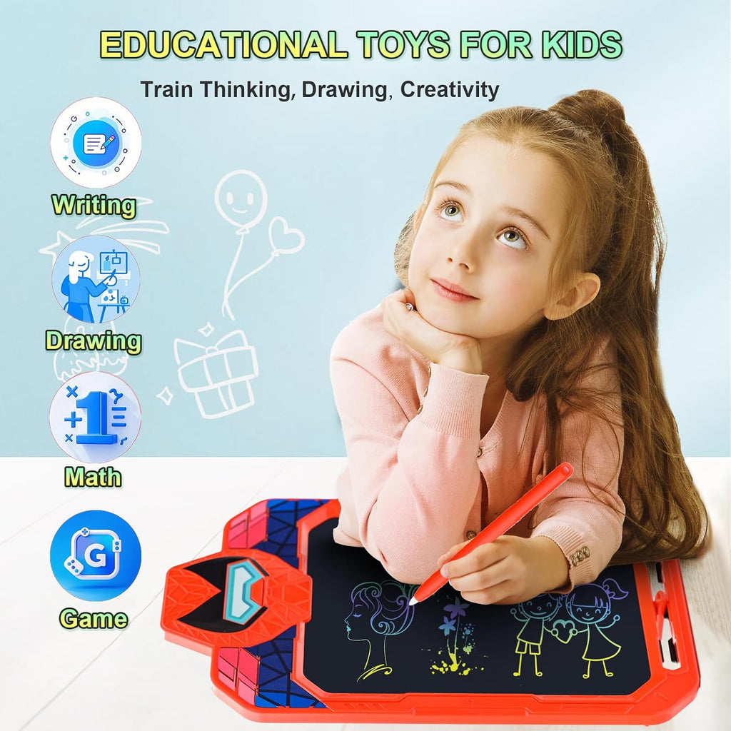 LCD Writing Tablet for Kid, Spider Design Drawing Pad, 10 Inch