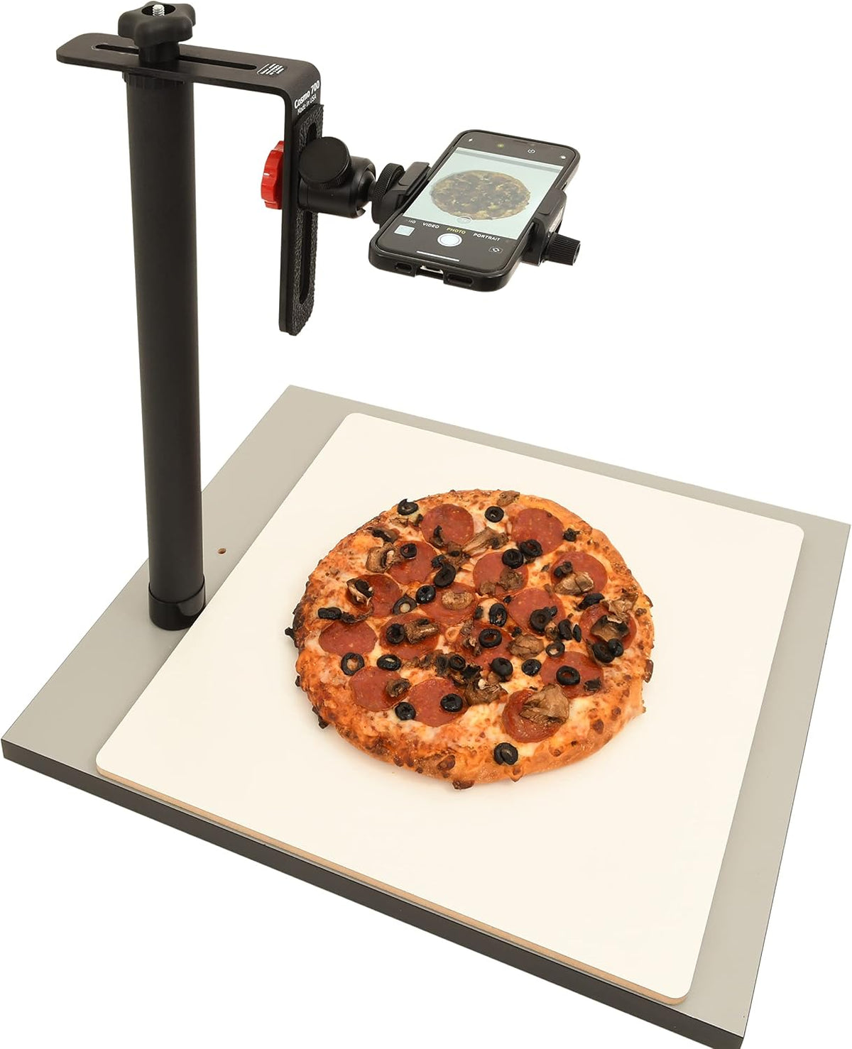 Cosmo Mini 700 Copy Stand, a Stand for Your Smartphone to Digitize Large Pictures, Documents, Chef Plates Meals (Online Food Vendors) and 3D Objects with a Large Floating Mag. Board, Made in USA