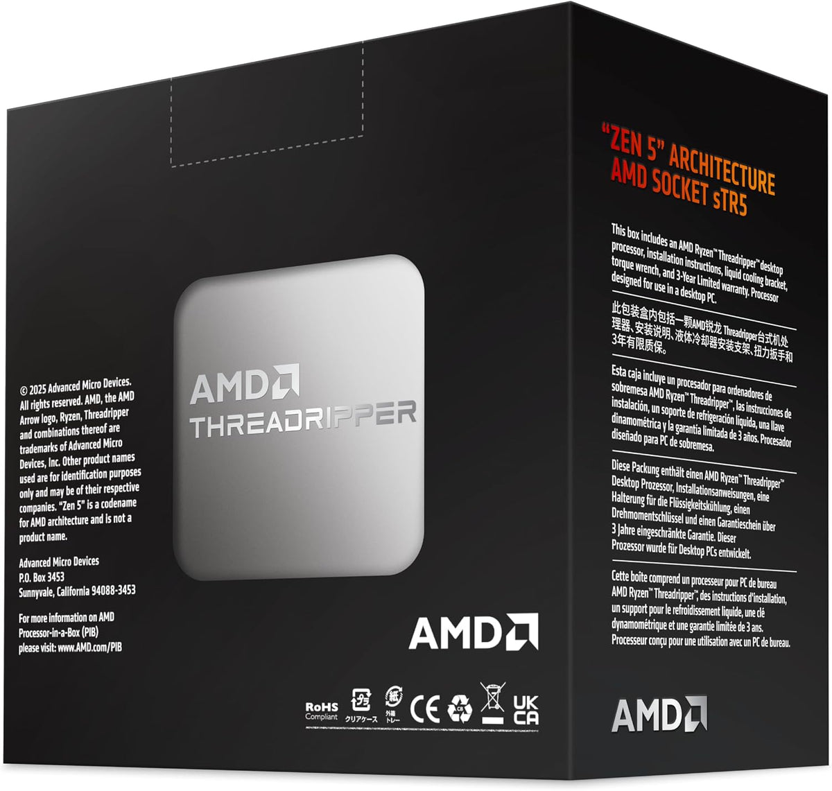 AMD Ryzenâ¢ Threadripperâ¢ 9970X