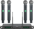 Phenyx Pro 4-Ch UHF Fixed Frequency Wireless Microphone System PTU-5000-4H