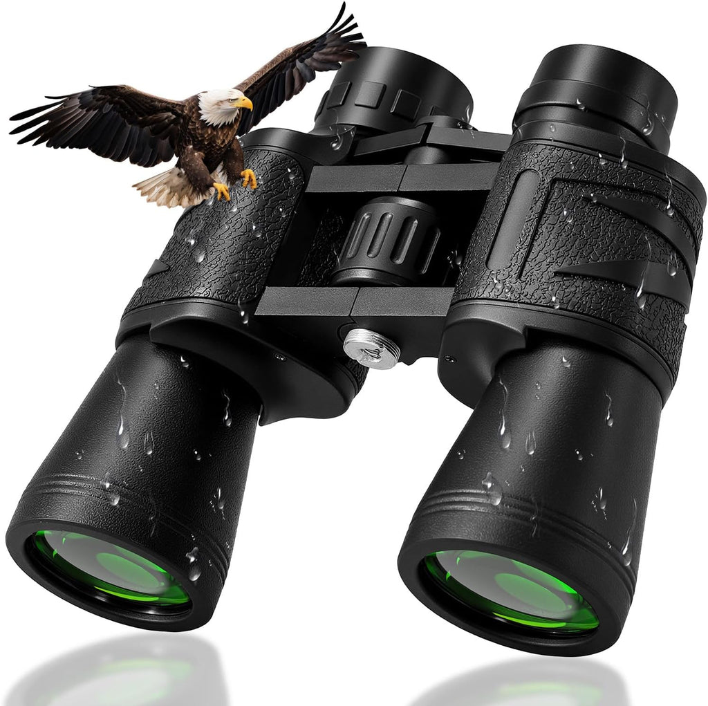 10x50 Binoculars for Adults, HD BAK4 Prism FMC Multi-Coated Lens, Waterproof Fogproof High Power Optics for Bird Watching, Hunting, Hiking, Stargazing, Sports, Travel & Astronomy