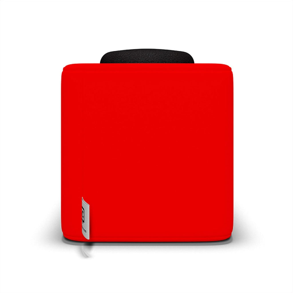 Catchbox Plus Throwable Microphone System with 1 Red Cube, 1 Black Clip, 1 Wireless Charger, and 1 Dock