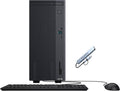 ASUS V500 Mini Tower 15L Desktop, 10-Core Intel Core i7-13620H Processor, 16GB RAM 512GB SSD, Windows 11 Home, Wired Keyboard & Mouse with PLUSERA 8-in-1 Hub, Gray