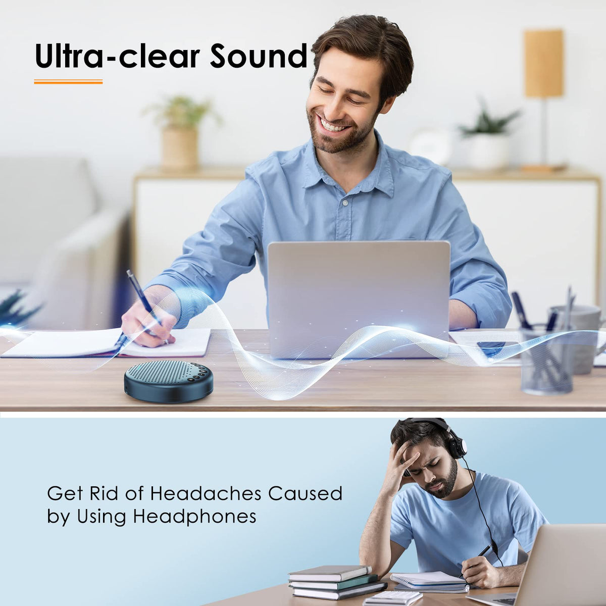 EMEET Luna Plus Kit Conference Speaker and Microphone with 8+1 Mics